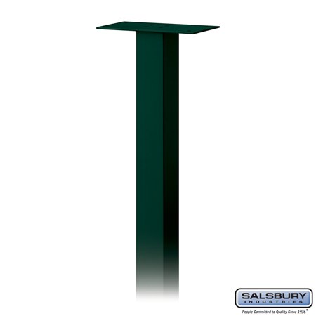 Salsbury Industries 4385GRN mailbox pedestal, additional view
