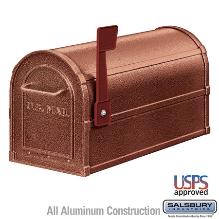 Salsbury Industries 4850D-MOC mocha rural mailbox