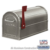 Salsbury Industries 4850D-PEW pewter rural mailbox