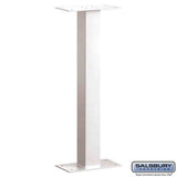 Salsbury Industries 4865WHT white mailbox post