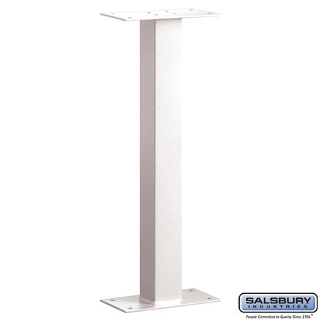 Salsbury Industries 4865WHT mailbox post, additional view