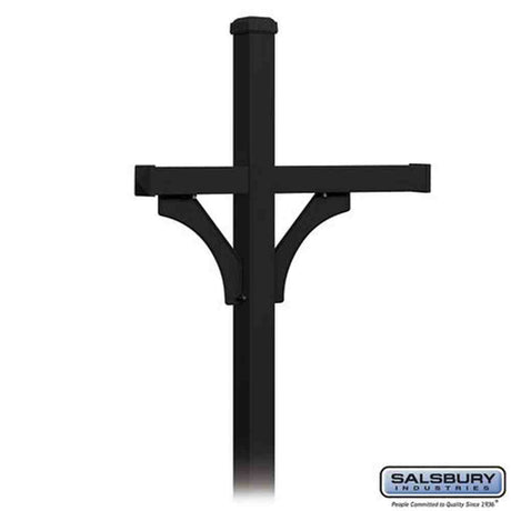 Salsbury Industries 4873BLK black mailbox post