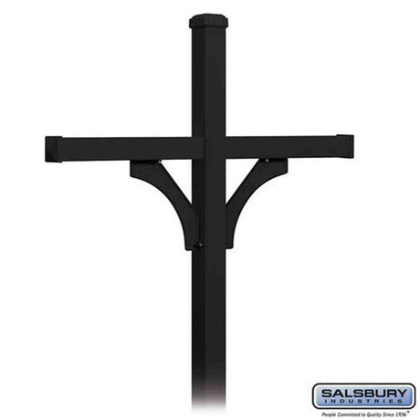 Salsbury Industries 4874BLK black mailbox post