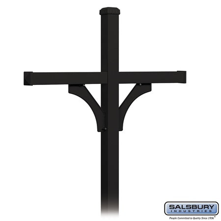 Salsbury Industries 4874BLK mailbox post, additional view