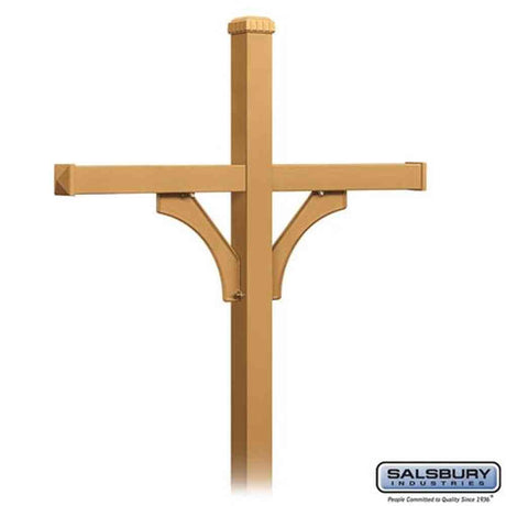 Salsbury Industries 4874BRS brass mailbox post