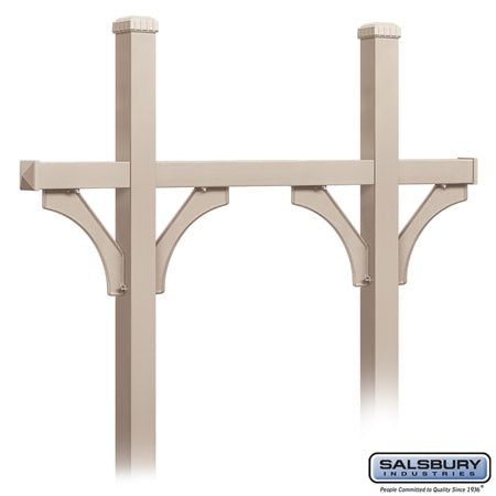 Salsbury Industries 4875BGE mailbox post, additional view