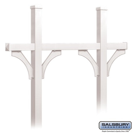 Salsbury Industries 4875WHT mailbox post, additional view