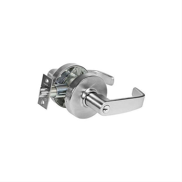 Sargent 287G05LL26D Office Cylindrical Lock Grade 2 with L Lever and L Rose and ASA Strike Satin Chrome