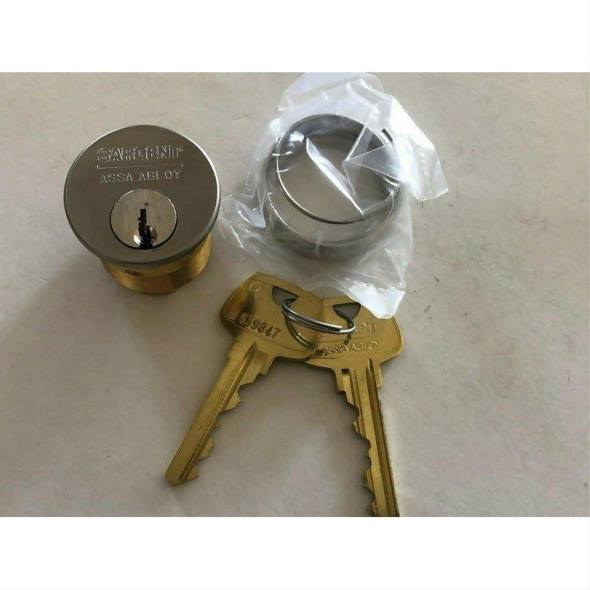 Sargent 4132DLA 1-1/8 Inch Mortise Cylinder with LA Keyway Satin Stainless Steel