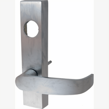 Sargent 7138ETL26D Left Hand Reverse Key Locks and Unlocks Trim ET Exit Device Trim with L Lever Satin Chrome