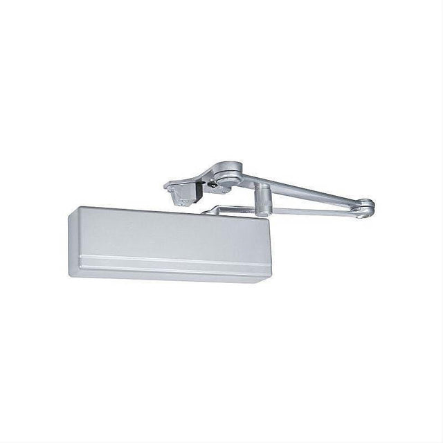 Sargent TB351CPSHEN Heavy Duty Parallel Arm Powerglide Hold Open Door Closer with Compression Stop Sprayed Aluminum Enamel