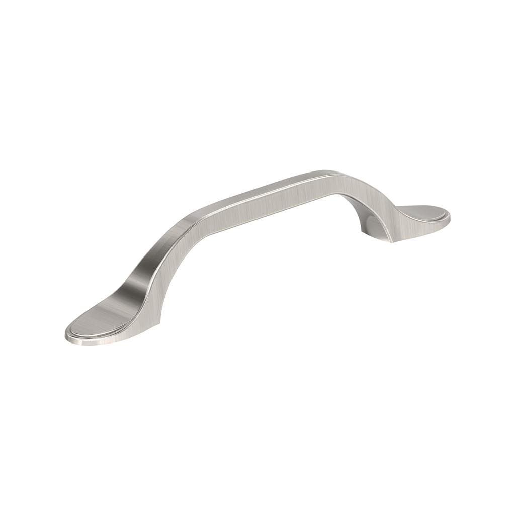 Amerock BP21936G10 Ravino 3-3/4 inch (96mm) Center-to-Center Satin Nickel Cabinet Pull