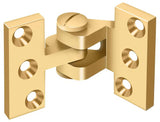 Deltana SBIH2510CR003 lifetime polished brass pivot hinge