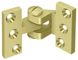 Deltana SBIH2510U3 polished brass pivot hinge