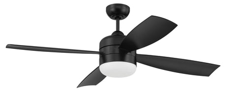 Craftmade SBN52FB4 SBN52-4 52" Sebastion Ceiling Fan Flat Black