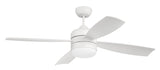 Craftmade SBN52W4 SBN52-4 52" Sebastion Ceiling Fan White