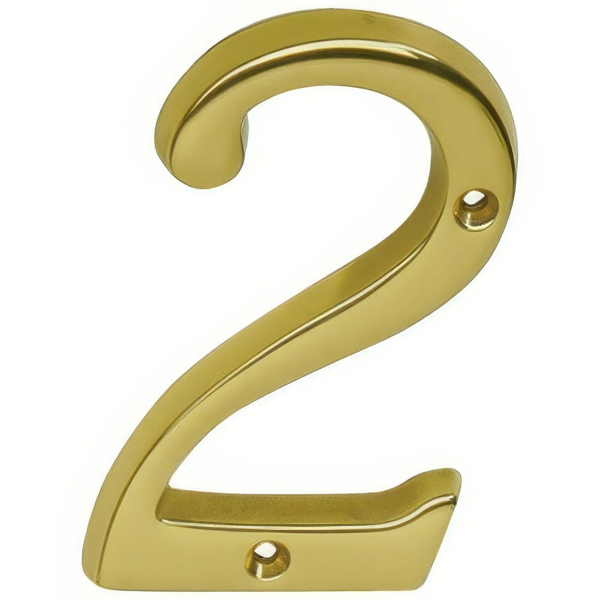 Ives SC23026605 bright brass house number