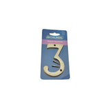 Ives SC23036619 satin nickel house number