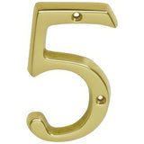 Ives SC23056605 bright brass house number