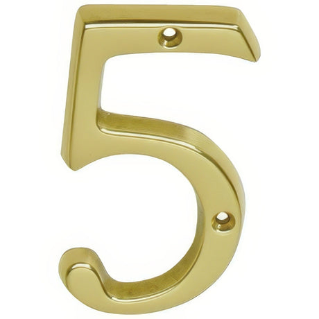 Ives SC23056605 bright brass house number