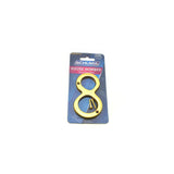 Ives SC23086605 bright brass house number