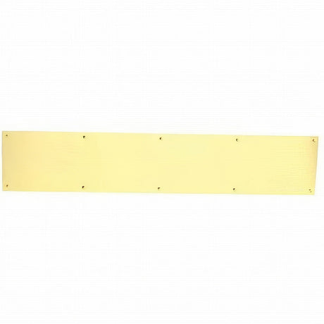 Ives SC8400PA3834 bright brass kick plate