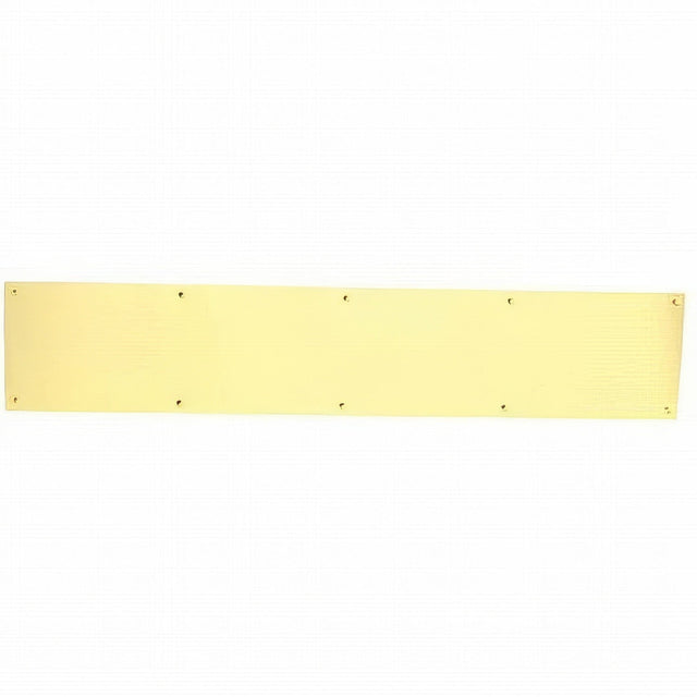 Ives SC8400PA3834 bright brass kick plate