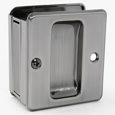 Ives SC990B620 antique nickel passage sliding door lock