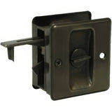 Ives SC990B716 aged bronze passage sliding door lock