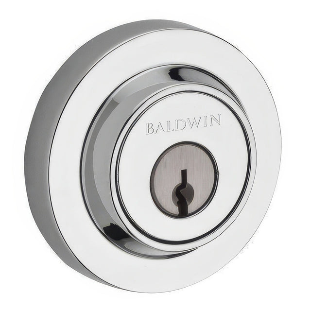 Baldwin SCCRD260 polished chrome single cylinder deadbolt