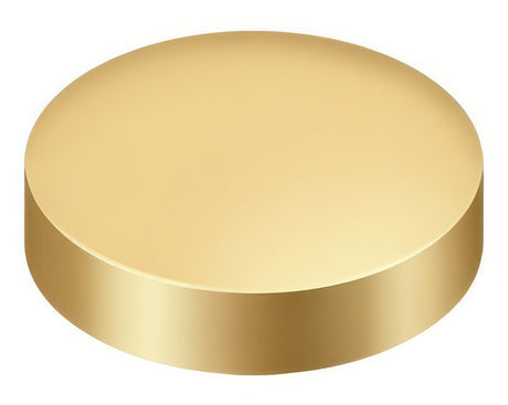 Deltana SCF100CR003 lifetime polished brass screw cover