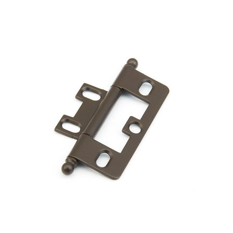 Schaub and Company 1100B-10B Non-Mortise Ball Tip 2-1/2" x 7/8" Cabinet Hinge Cabinet Knob Oil Rubbed Bronze