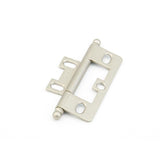 Schaub and Company 1100B-DN Non-Mortise Ball Tip 2-1/2" x 7/8" Cabinet Hinge Cabinet Knob Distressed Nickel