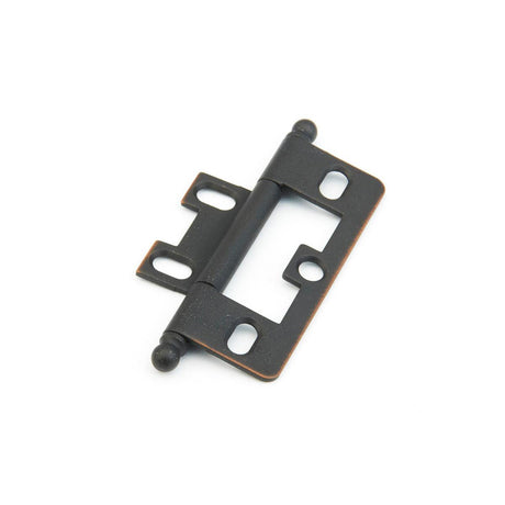 Schaub and Company 1100B-MIBZ Non-Mortise Ball Tip 2-1/2" x 7/8" Cabinet Hinge Cabinet Knob Michelangelo Bronze