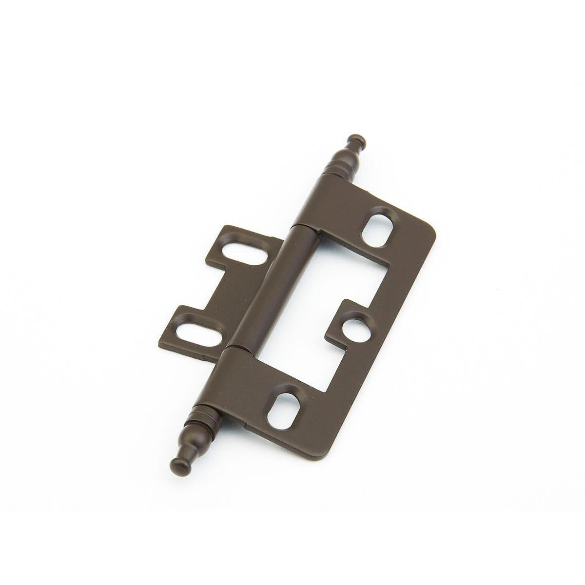 Schaub and Company 1100M-10B Minaret Tip Non-Mortise 2-1/2" x 7/8" Cabinet Hinge Cabinet Knob Oil Rubbed Bronze
