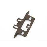 Schaub and Company 1100M-10B Minaret Tip Non-Mortise 2-1/2" x 7/8" Cabinet Hinge Cabinet Knob Oil Rubbed Bronze