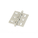 Schaub and Company 1111B-15 Ball Tip Mortise 2" x 3/4" Cabinet Hinge Cabinet Knob Satin Nickel