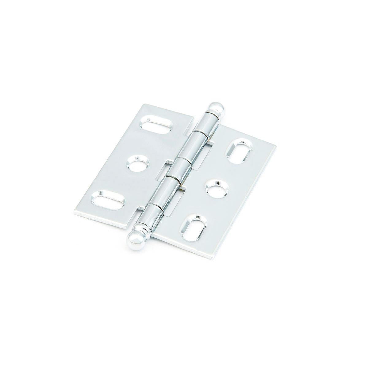 Schaub and Company 1111B-26 Ball Tip Mortise 2" x 3/4" Cabinet Hinge Cabinet Knob Chrome
