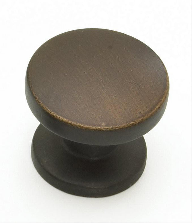 Schaub and Company 211-ABZ Northport Collection 1-3/8 Inch Diameter Mushroom Cabinet Knob Ancient Bronze