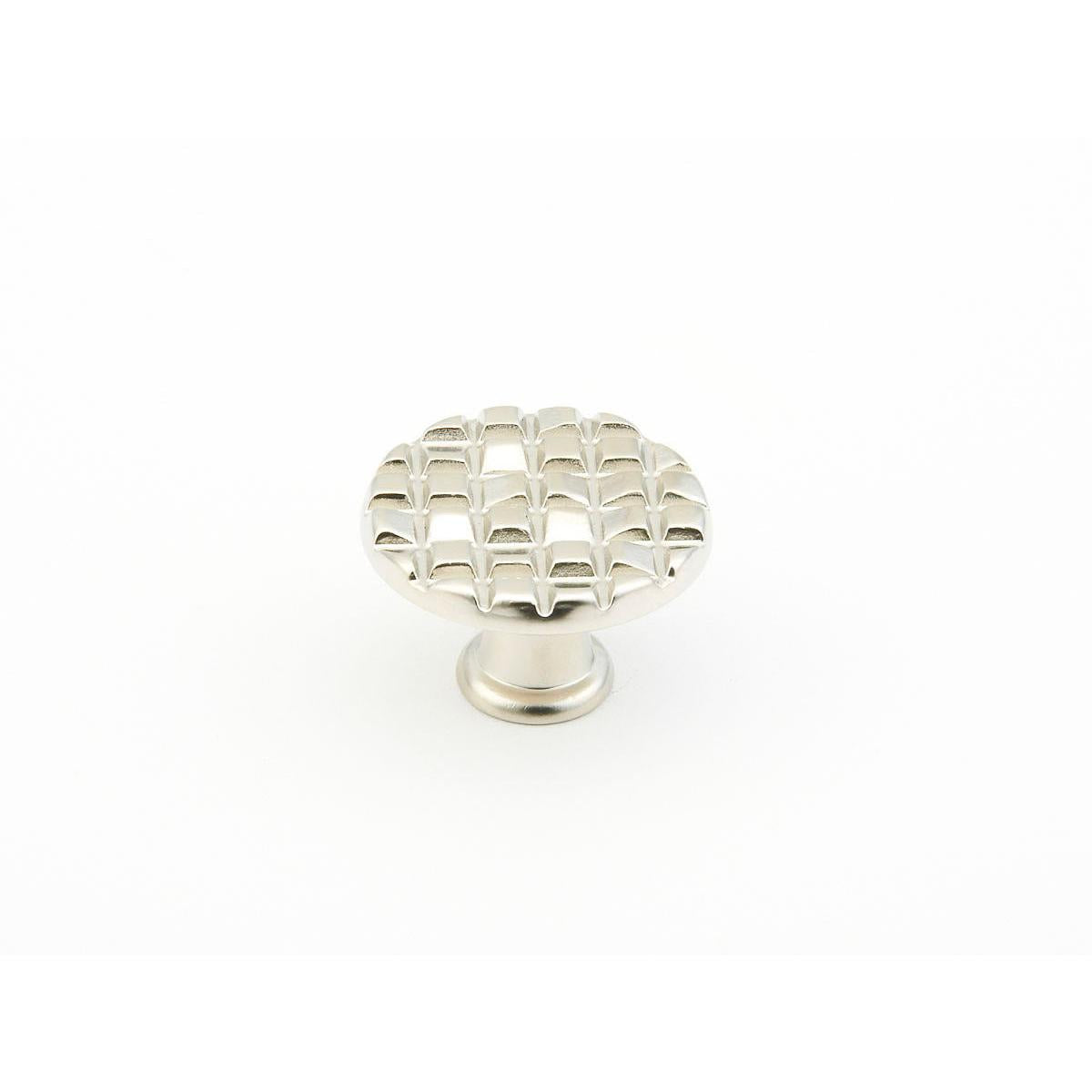 Schaub and Company 2370-15 1-1/8" diameter Mosaic Small Round Cabinet Knob Satin Nickel