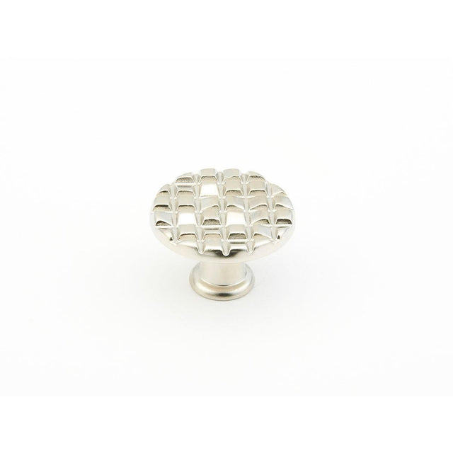 Schaub and Company 2370-15 1-1/8" diameter Mosaic Small Round Cabinet Knob Satin Nickel