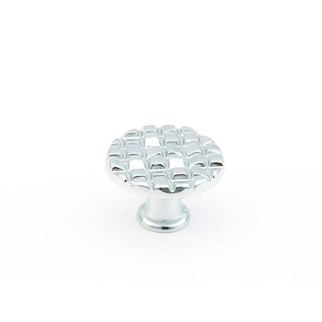 Schaub and Company 2370-26 1-1/8" diameter Mosaic Small Round Cabinet Knob Bright Chrome