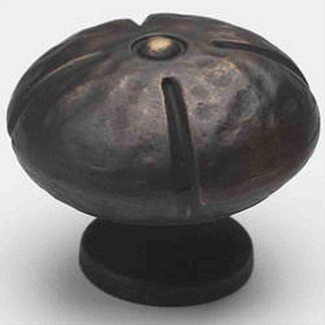 Schaub and Company 250-ABZ Siena Design Round Cabinet Knob With 1-3/8" Diameter Ancient Bronze