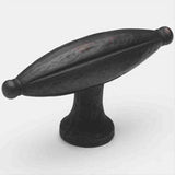 Schaub and Company 253-ABZ Siena Design Oval Cabinet Knob With 2-7/8" Diameter Ancient Bronze