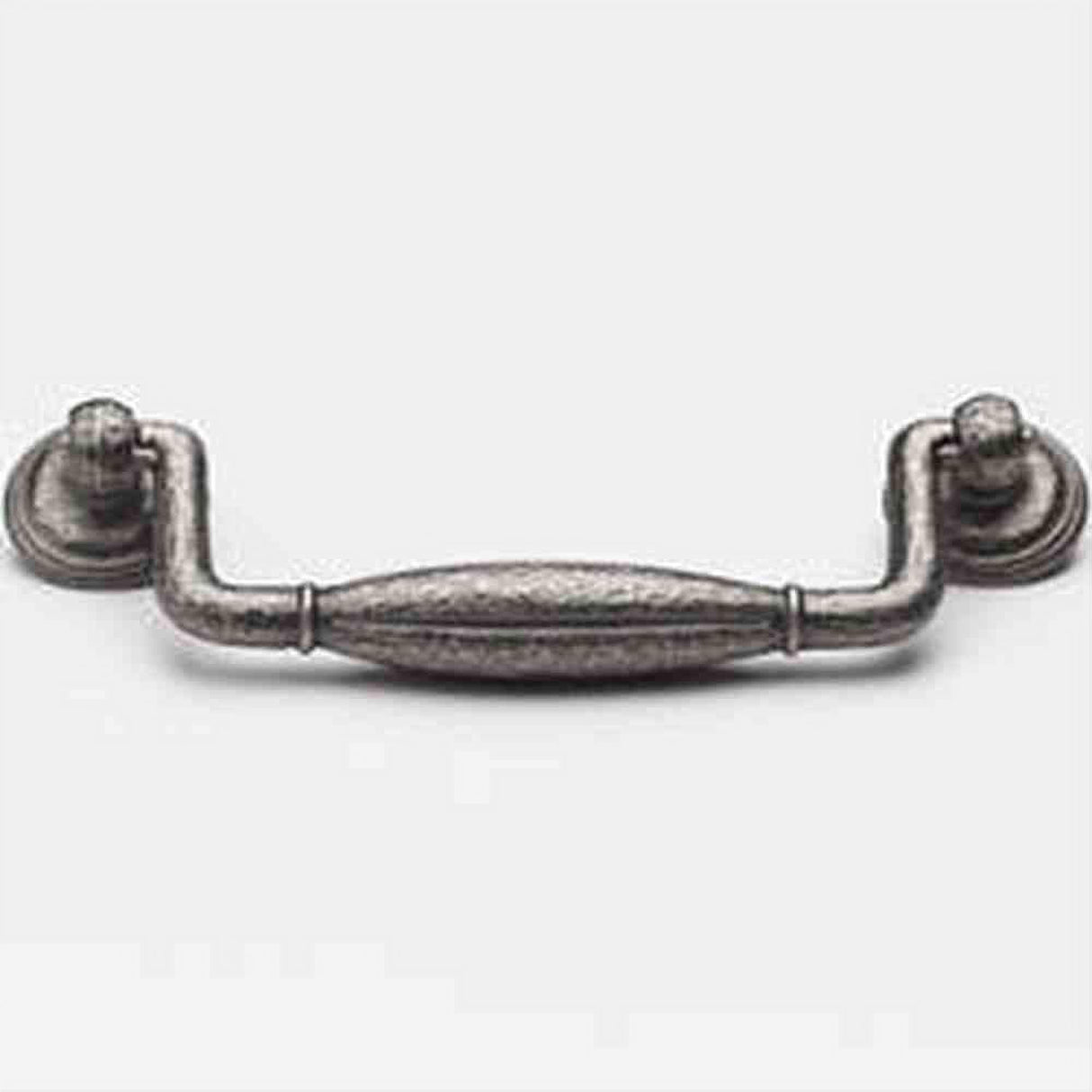 Schaub and Company 258-VN Siena Design Drop Cabinet Pull With 5" Center to Center Vibra Nickel