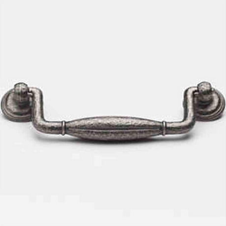 Schaub and Company 258-VN Siena Design Drop Cabinet Pull With 5" Center to Center Vibra Nickel