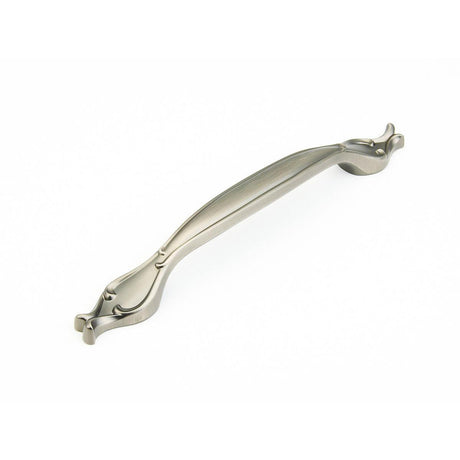 Schaub and Company 263-AN 8" Center-to-Center Cabinet Pull from the French Farm Collection Antique Nickel