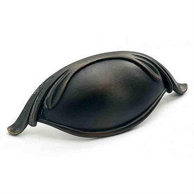 Schaub and Company 265-ABZ 3" Center-to-Center Cup Cabinet Pull from the French Farm Collection Ancient Bronze
