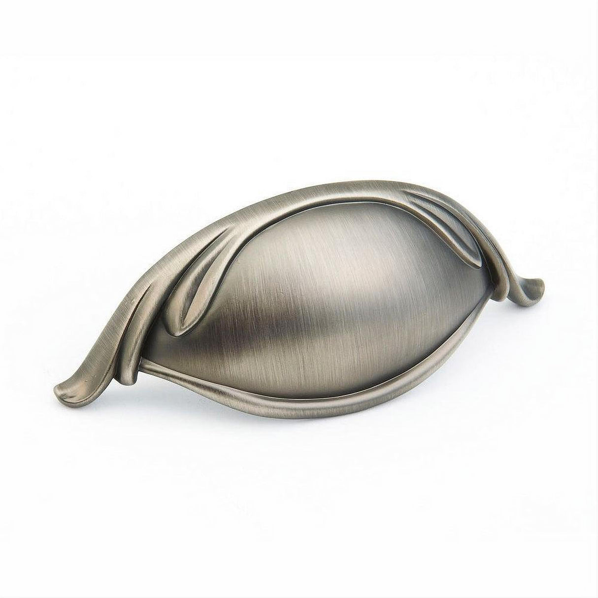 Schaub and Company 265-AN 3" Center-to-Center Cup Cabinet Pull from the French Farm Collection Antique Nickel