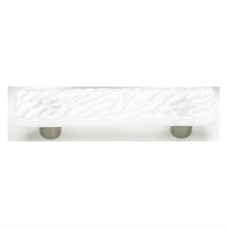 Schaub and Company 30-WHI 30 Ice Collection 3 Inch Center Cabinet Designer Cabinet Pull White Pearl